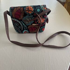 Multicolo Satin print crossbody Made in Mexico